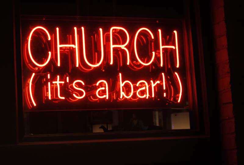 church bar