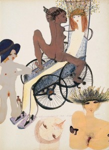 « Moi en Sex party »
Collage numérique fait à partir des œuvres de Carol Rama