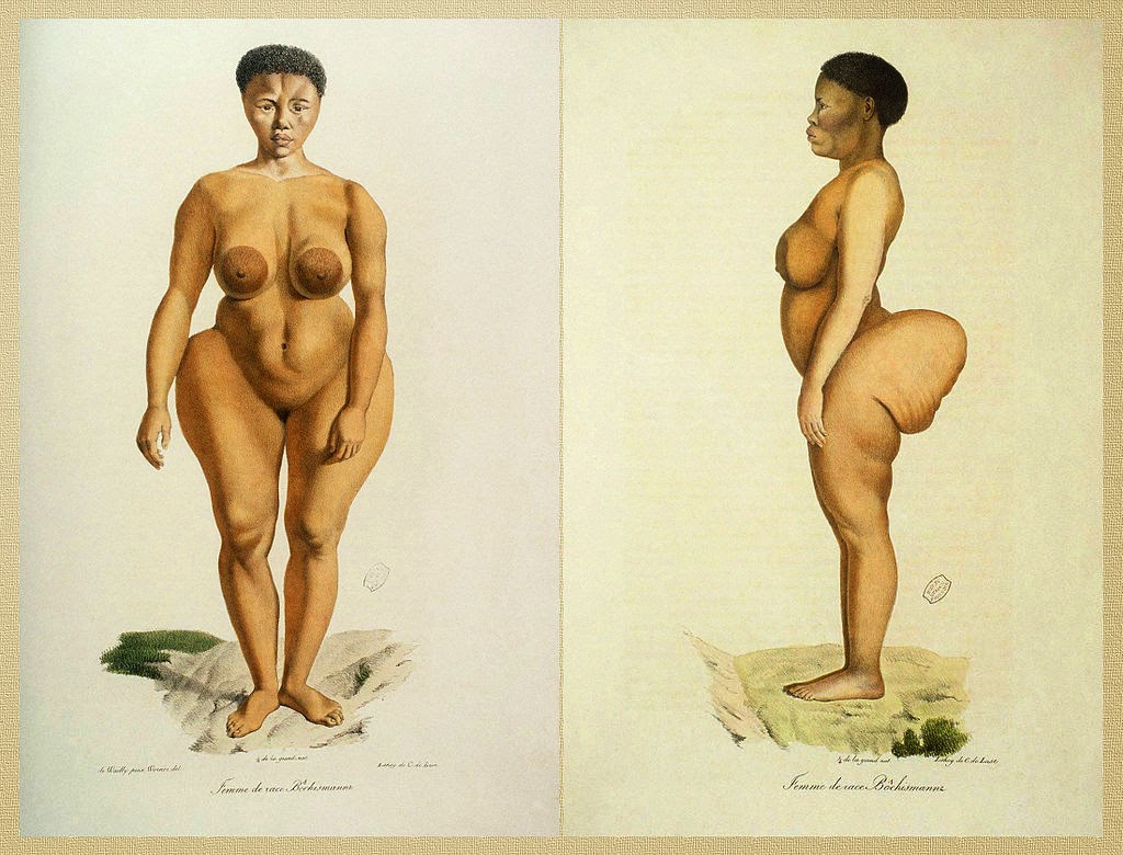Sawtche_(dite_Sarah_Saartjie_Baartman),_étudiée_comme_Femme_de_race_Bôchismann,_Histoire_Naturelle_des_Mammifères,_tome_II,_Cuvier,_Werner,_de_Lasteyrie