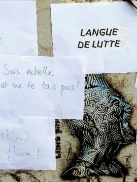 Un atelier à soi : Langue de Lutte !